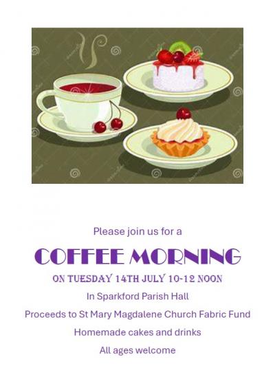 Coffee Morning Poster